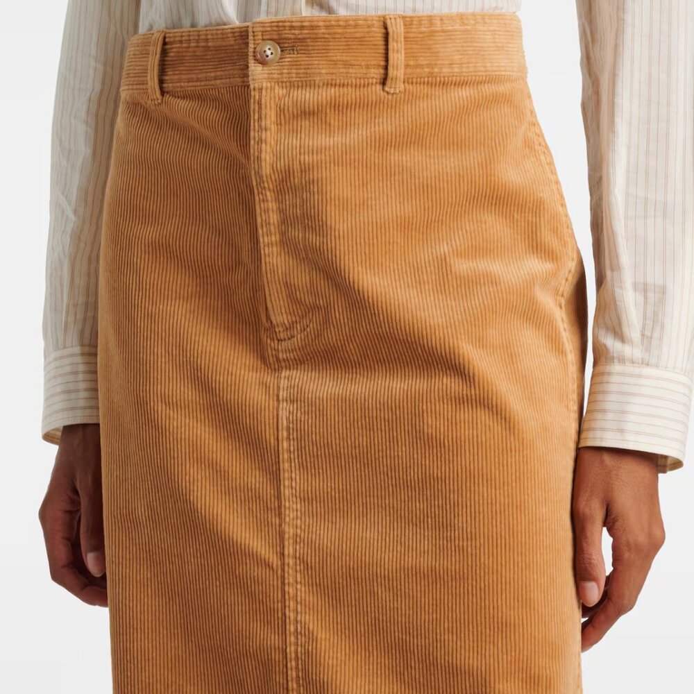 NWT Polo Ralph Lauren Cotton Corduroy Pencil Skirt - Picture 3 of 8